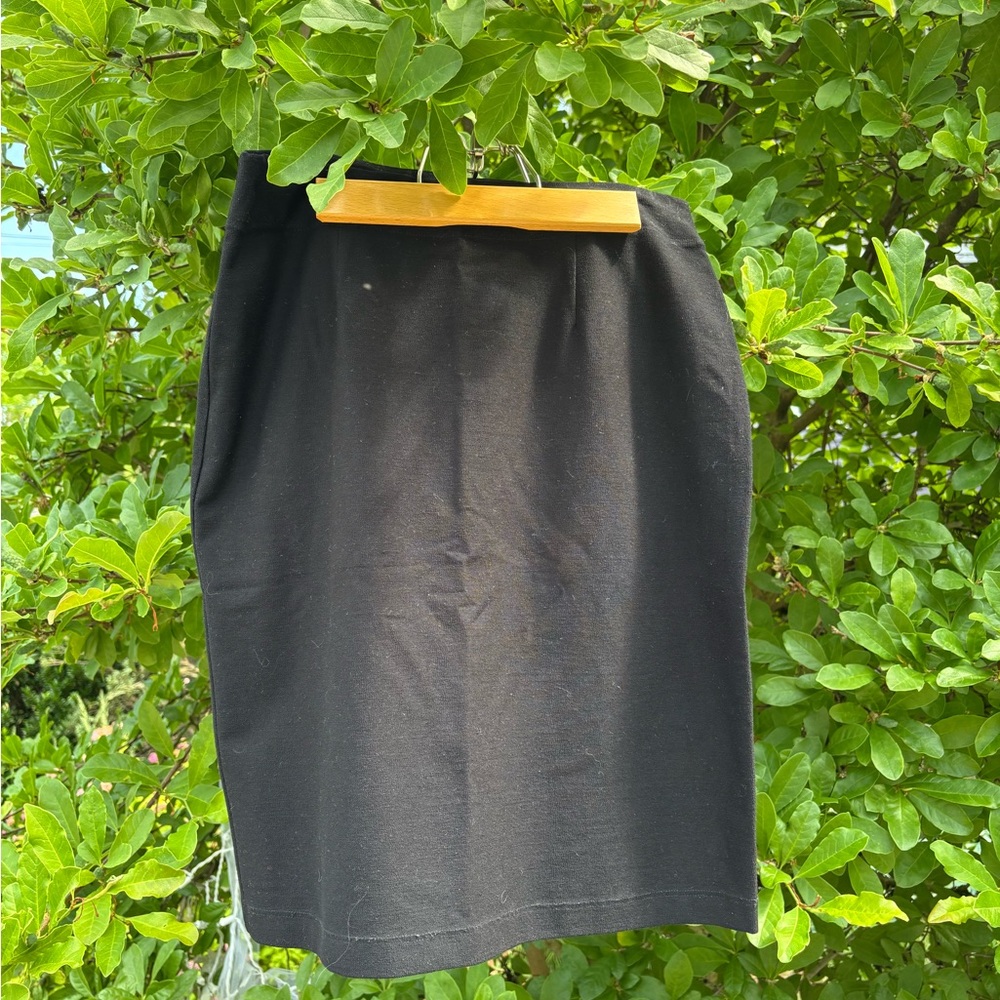 Eileen Fisher Black Pencil Skirt